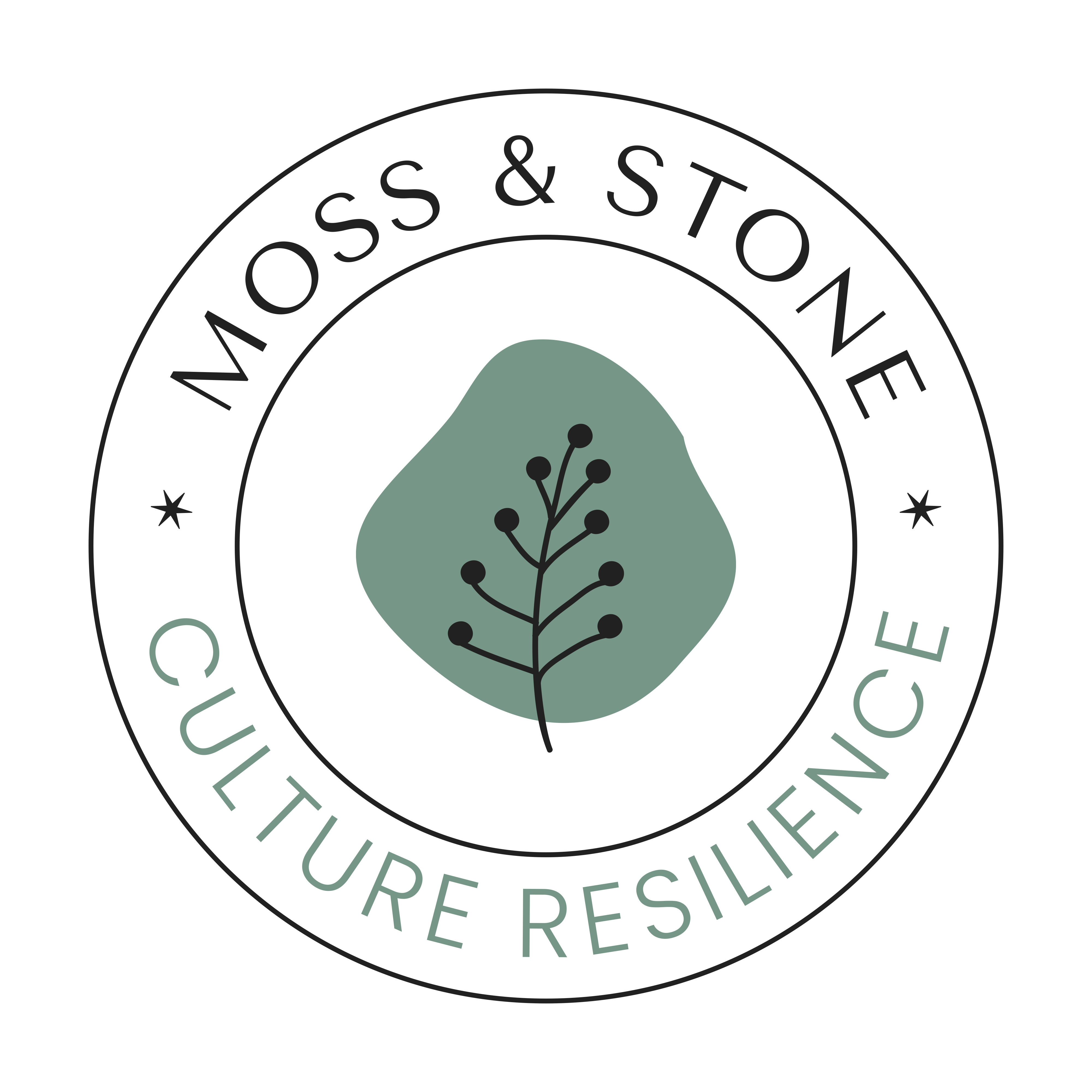 Moss and Stone - Culture Resilience. Words and Art Inspired by Nature and the Poignancy of Life. Copyright Jemma Lee 2024. All Rights Reserved.